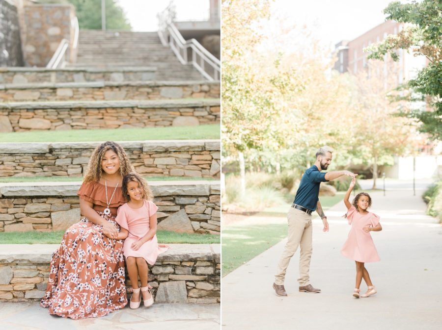 Downtown Greenville, SC Family Session by Greenville, SC Photographer Christa Rene Photography