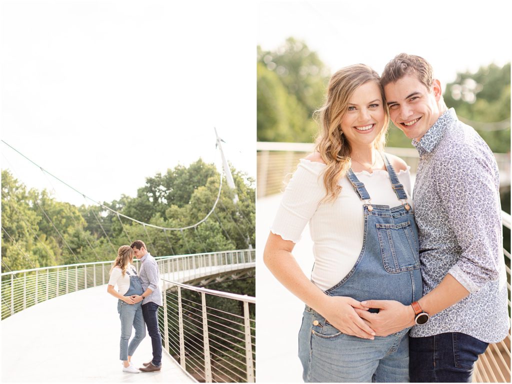 Downtown Greenville, SC Maternity session by Christa Rene Photography