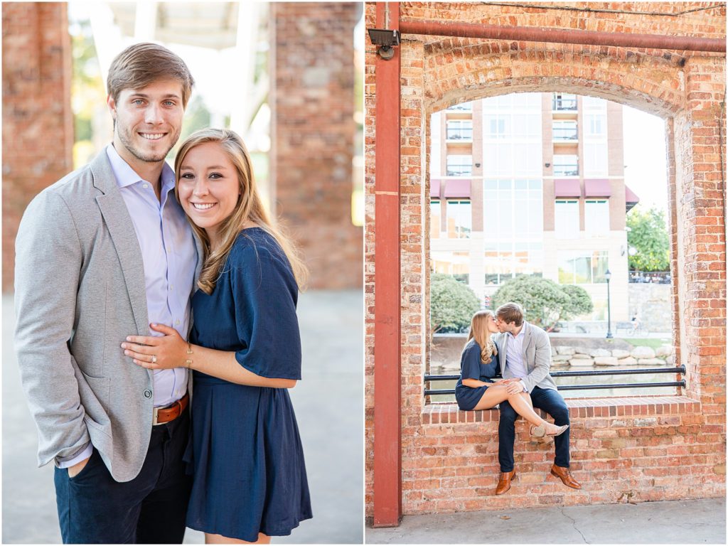 Downtown Greenville, SC Engagement Session by Greenville Photographer Christa Rene Photography
