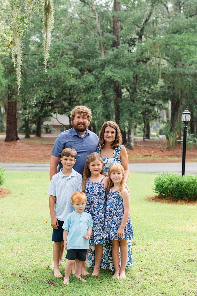 Hilton Head, SC outdoor family session on Hilton Head Island