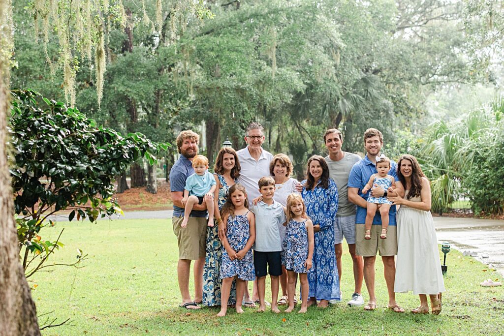 Hilton Head, SC extended family session on Hilton Head Island