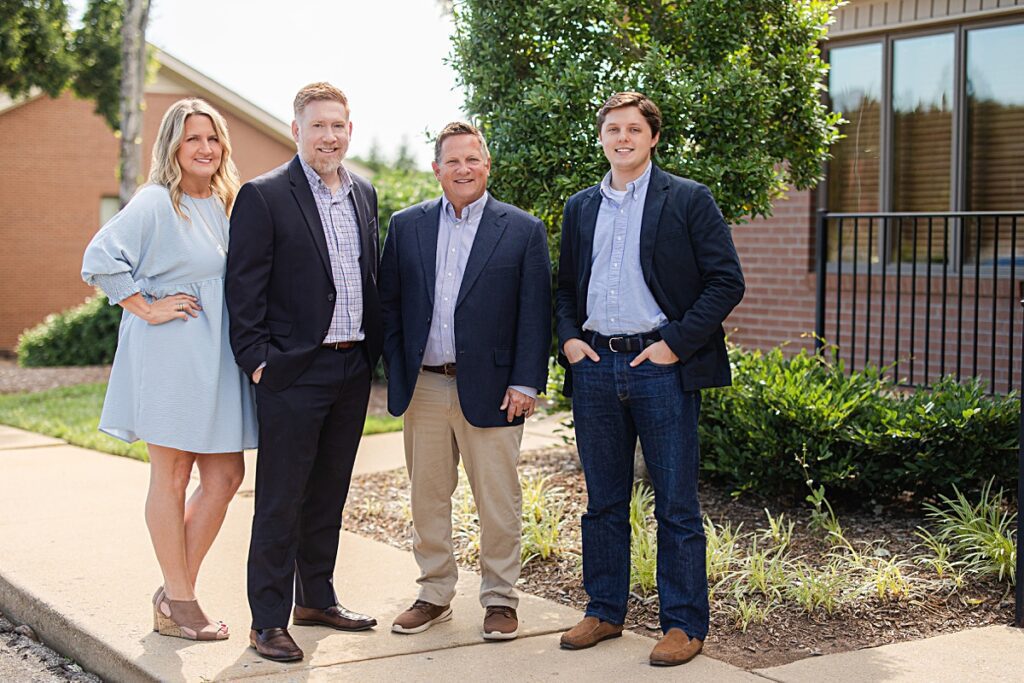 Professional headshots of financial team in Greenville SC