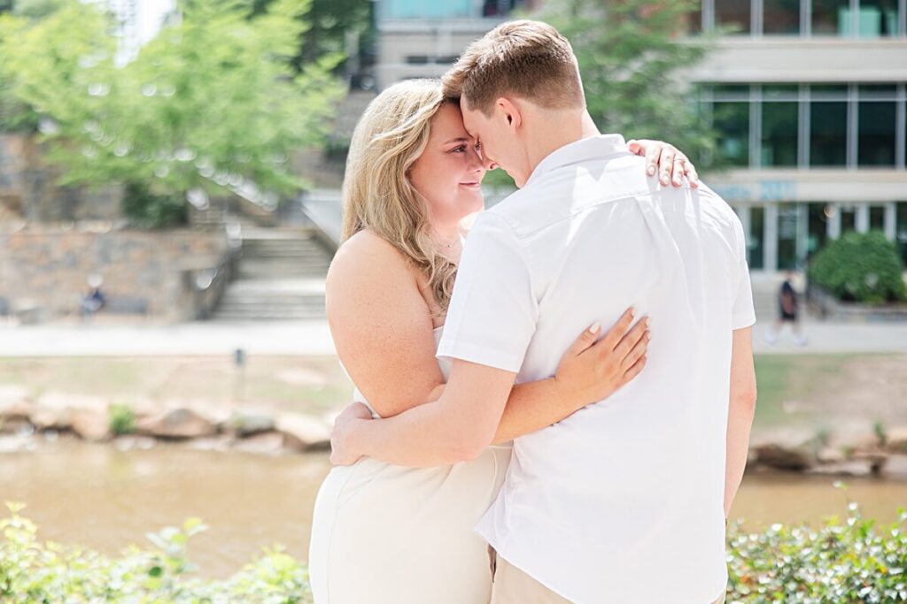 Downtown Greenville engagement session 