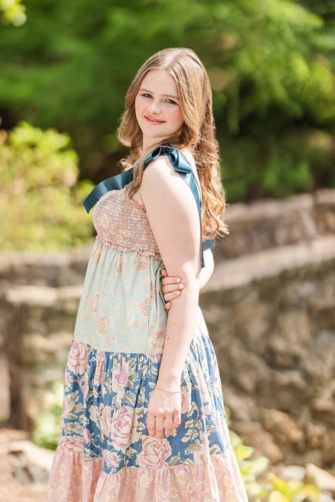 Outdoor senior session in Greenville, SC