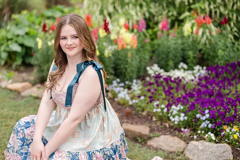 Outdoor senior session in Greenville, SC