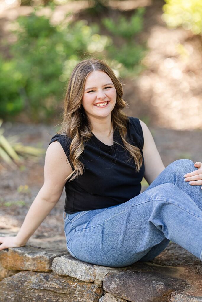 Outdoor senior session in Greenville, SC