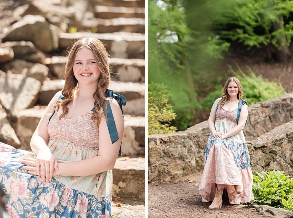 Outdoor senior session in Greenville, SC