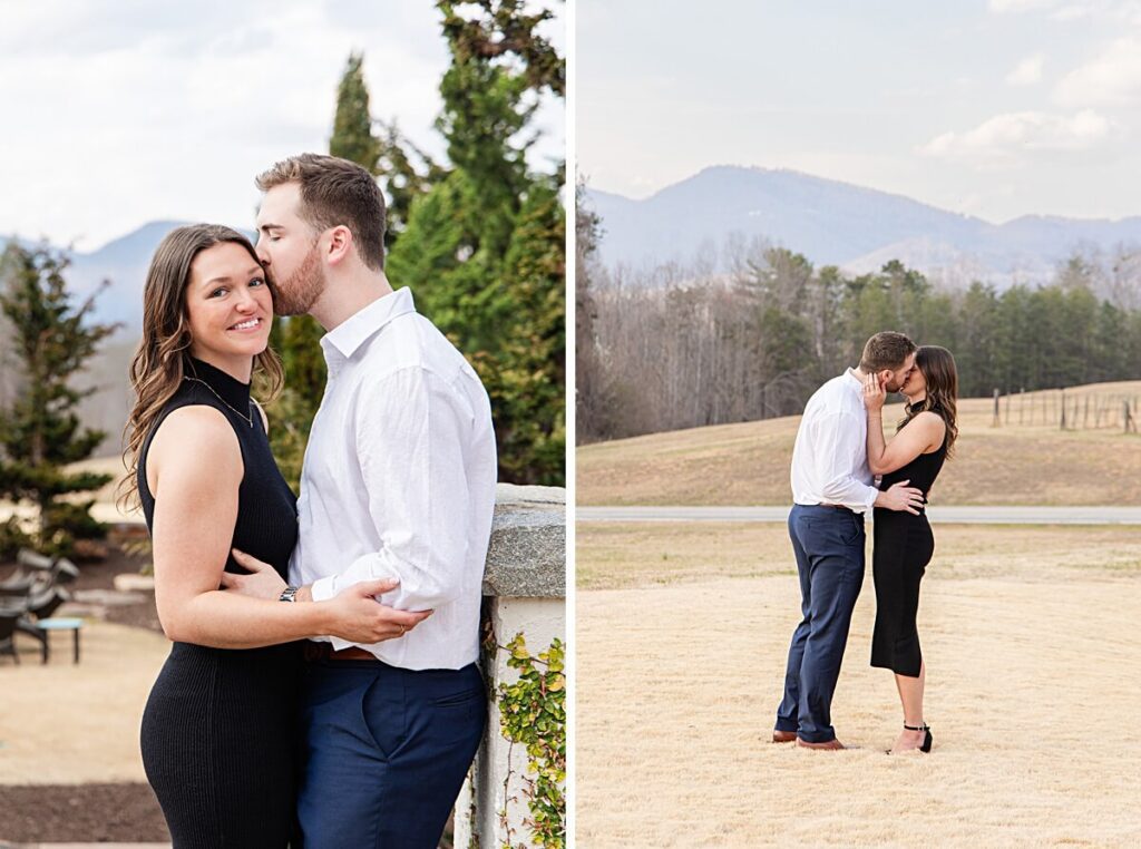 Engagement proposal moment at luxury South Carolina venue