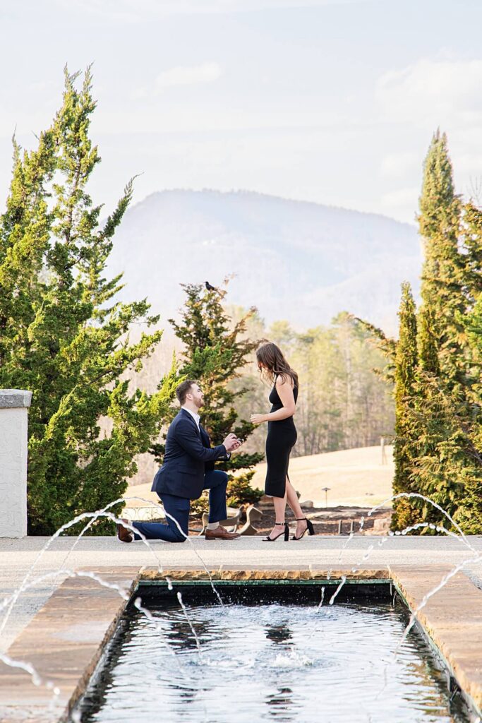 Surprise proposal photography at Hotel Domestique
