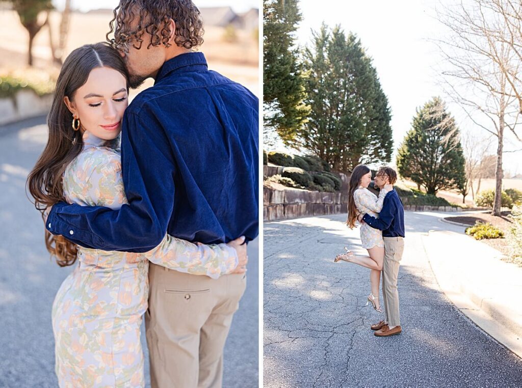 Romantic outdoor portraits at Hotel Domestique