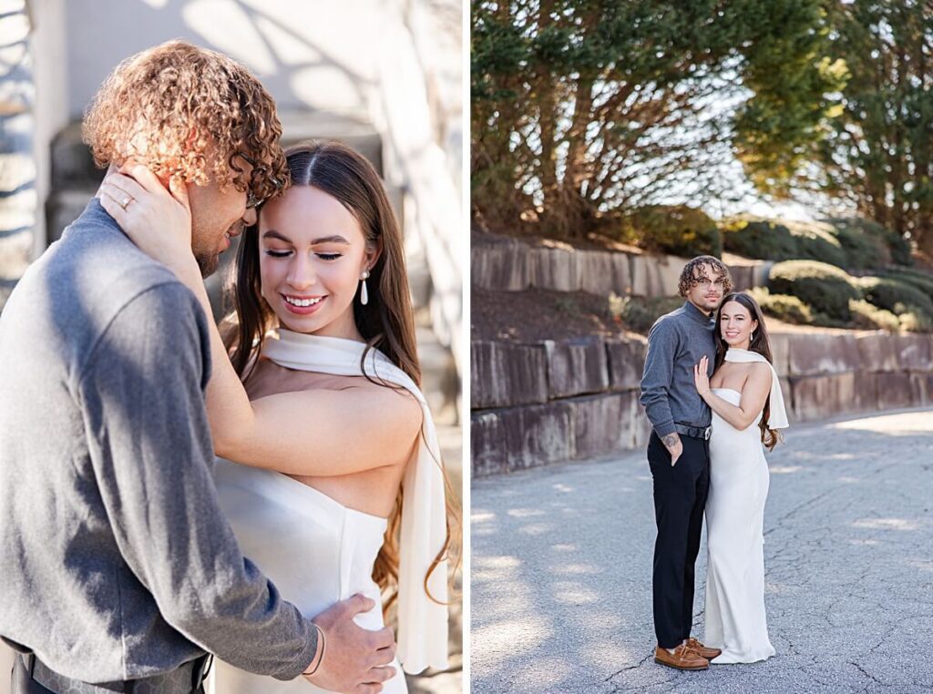 Romantic outdoor portraits at Hotel Domestique