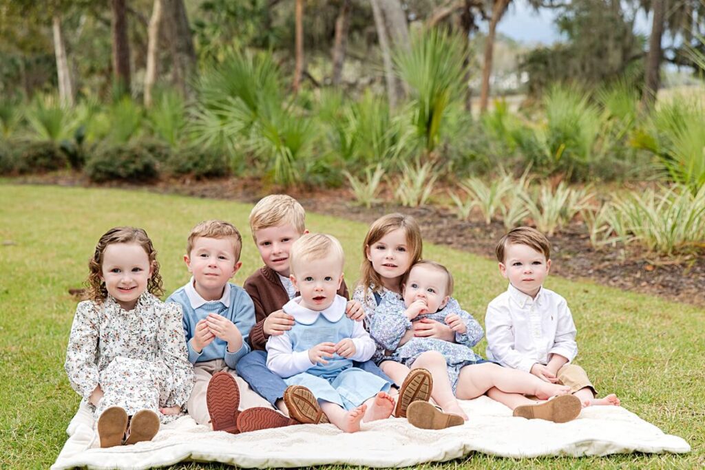 Palmetto Bluff outdoor extended family session
